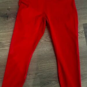 Fabletics Women's Bold Red Leggings